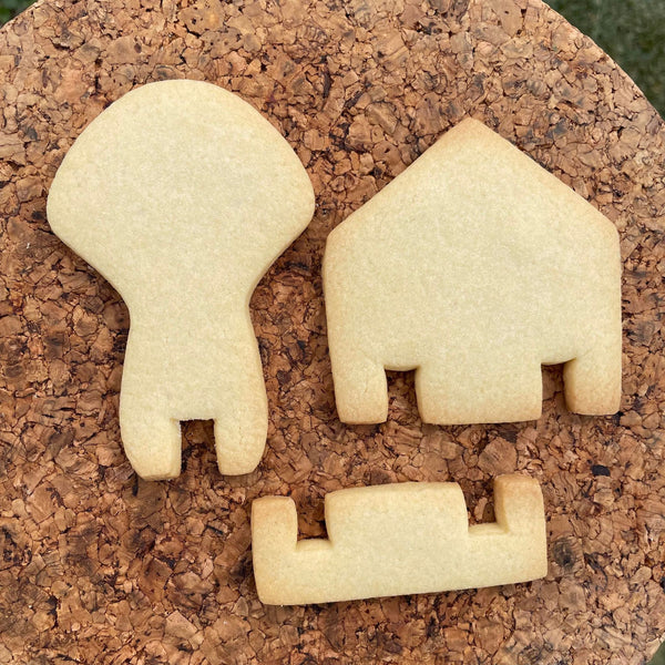 Village 3D Standing Cookie Cutter