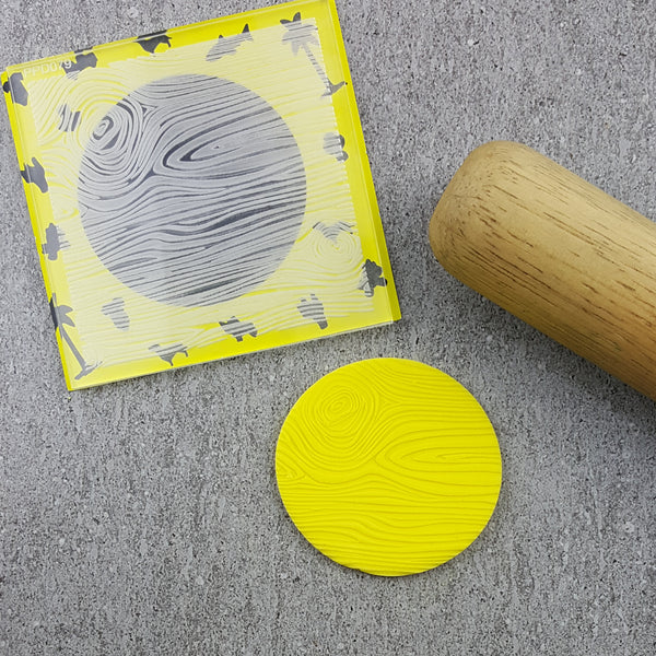 Wood Grain Pattern Plate