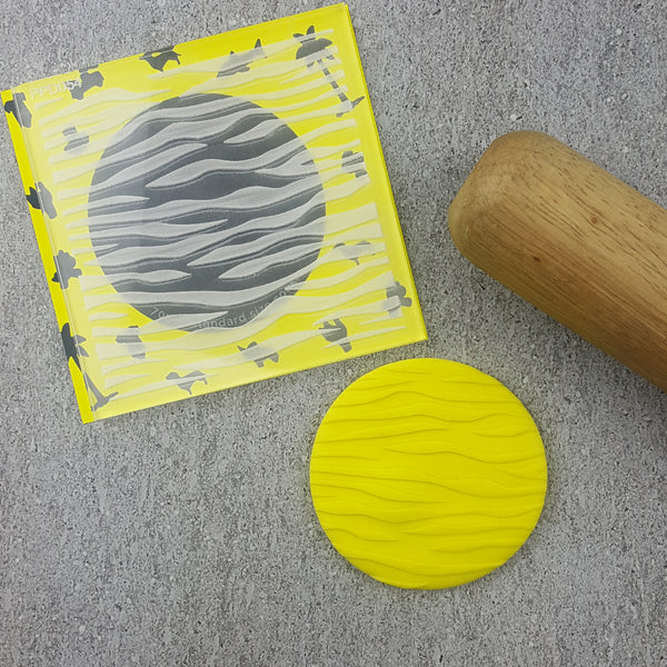 Zebra Print Pattern Plate