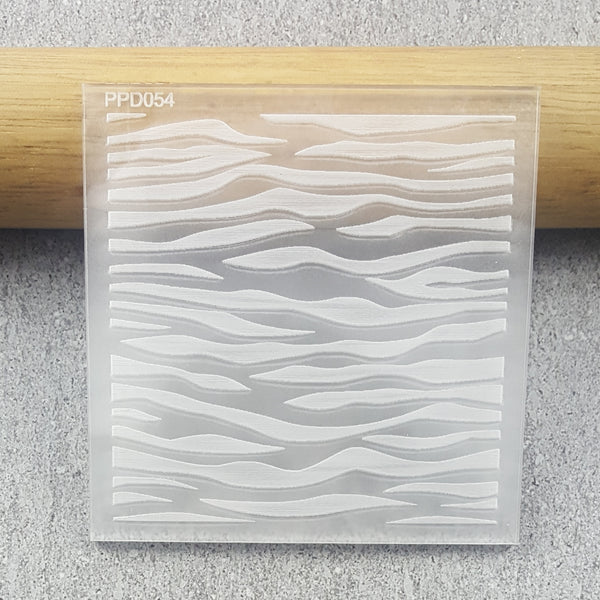 Zebra Print Pattern Plate
