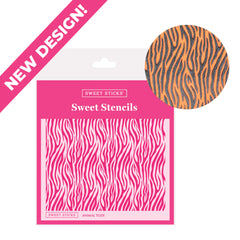 Animal Tiger Stencil (Sweet Sticks)