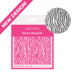 Animal Zebra Stencil (Sweet Sticks)