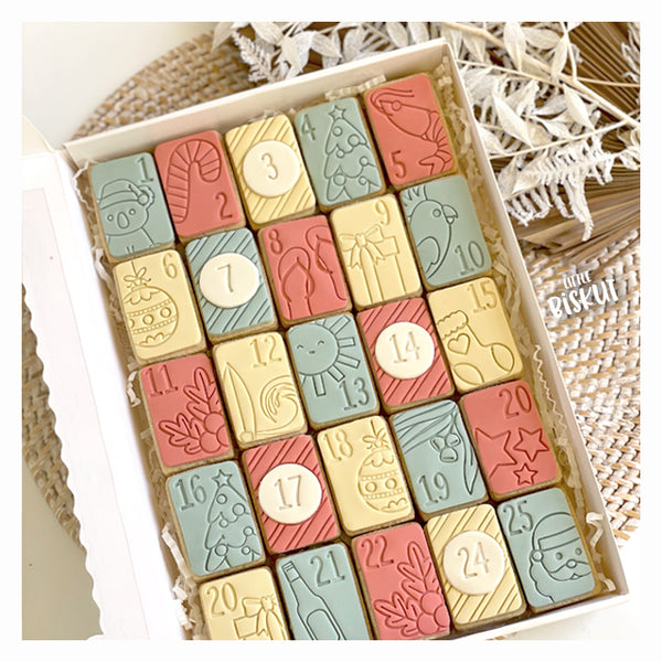 Aussie Advent Calendar Cutter & Embosser Set (Little Biskut)