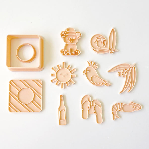 Aussie Advent Calendar Cutter & Embosser Set (Little Biskut)