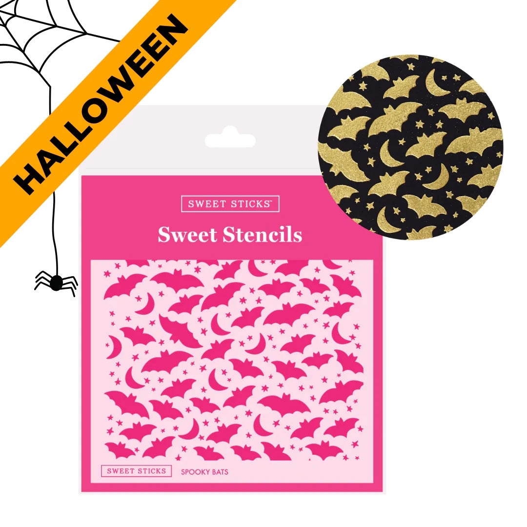 Spooky Bats Stencil (Sweet Sticks)