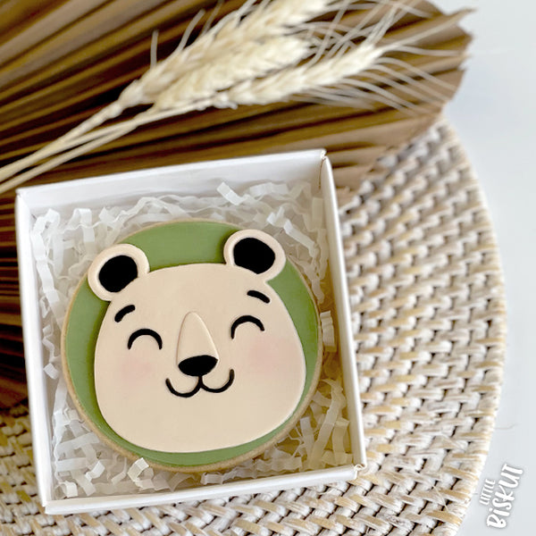 Lion and Bear Cutter and Embosser Set (Little Biskut)