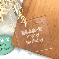 Bear-y Happy Birthday Debosser (SweetP)