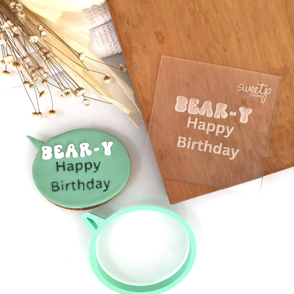 Bear-y Happy Birthday Debosser (SweetP)