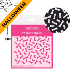 Bones Scattered Stencil (Sweet Sticks)