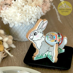 3D Standing Bunny with Egg Holder SET