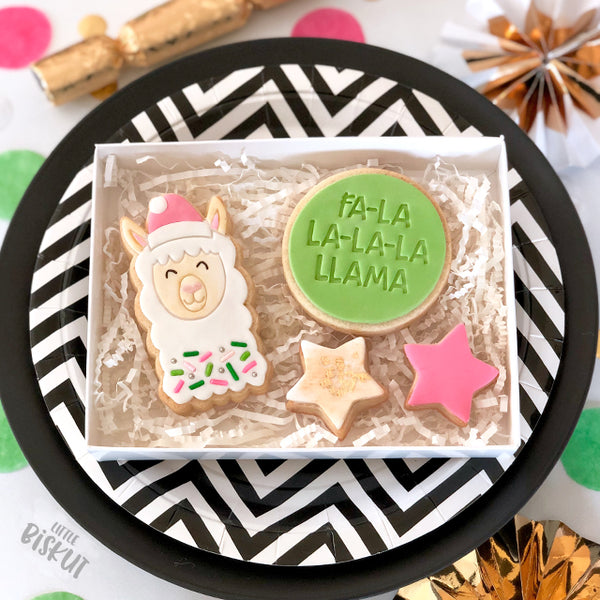 Fa La La La La Llama Embosser (Little Biskut)