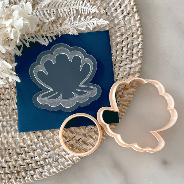 Clam Cutter and Debosser Set (Little Biskut)