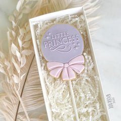 Cookie Pop with Bow Embosser and Cutter Set (Little Biskut)
