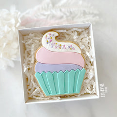 Cupcake Cutter and Debosser 3pc Set (Little Biskut)