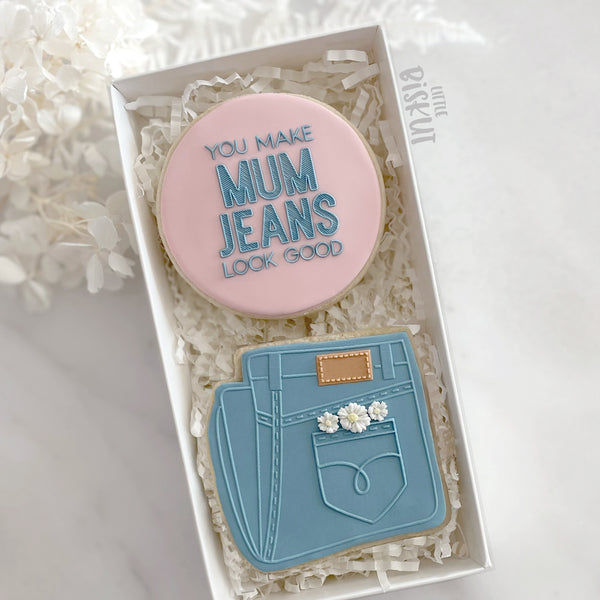 You Make Mum Jeans Look Good Debosser (Little Biskut Level Up!)