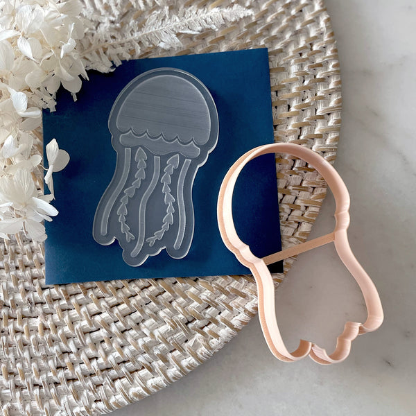 Jellyfish Cutter and Debosser Set (Little Biskut)
