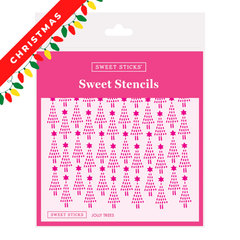 Jolly Trees Sweet Stencil (Sweet Sticks)