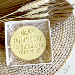Happy Father's Day to the King of Our Pride Happy Embosser (Little Biskut)