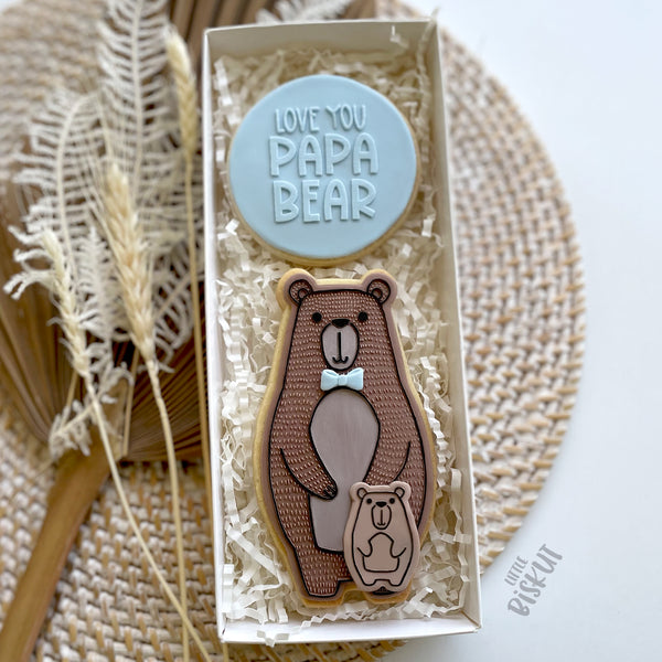 Love You Papa Bear Debosser (Little Biskut Level Up!)