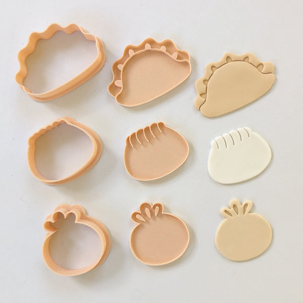 Dumplings Cutter & Embosser Set (Little Biskut)