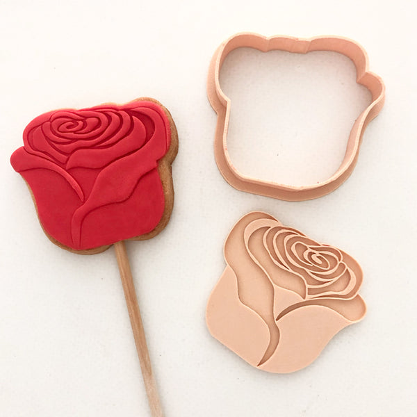 Rose Cutter & Embosser Set (Little Biskut)