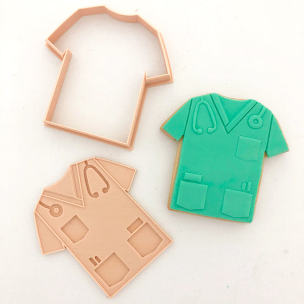 Scrubs Cutter & Debosser Set (Little Biskut)