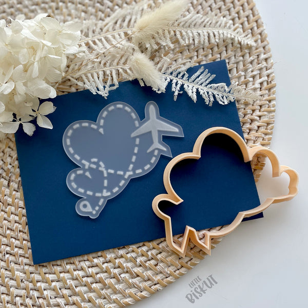 Travel Hearts Cutter & Debosser Set (Little Biskut Level Up!)