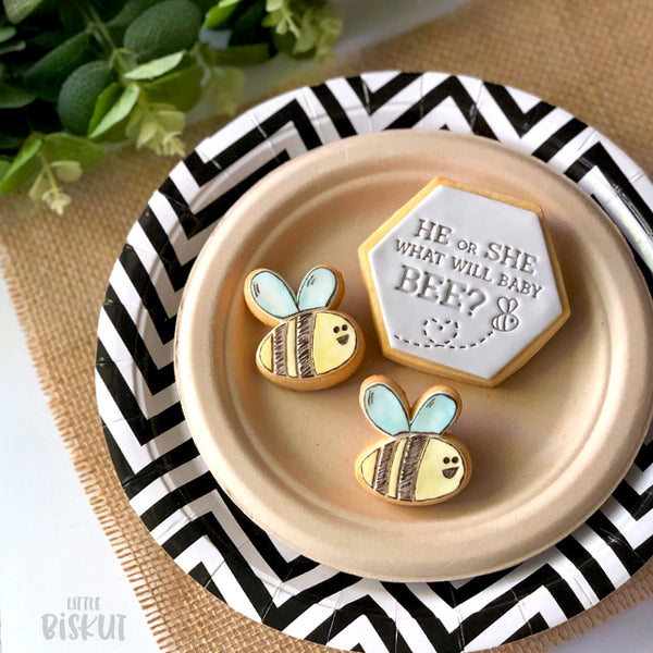 He or She What Will Baby Bee? Embosser (Little Biskut)