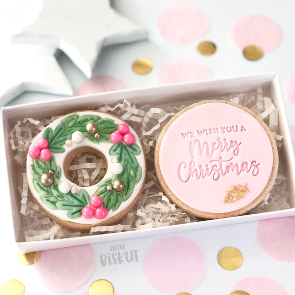 Christmas Wreath Cutter & Embosser Set (Little Biskut)