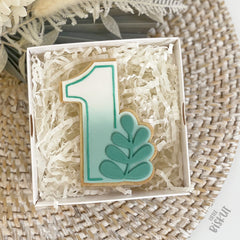 Leaf Number 1 Cutter & Debosser Set (Little Biskut Level Up!)
