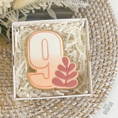 Leaf Number 9 Cutter & Debosser Set (Little Biskut Level Up!)