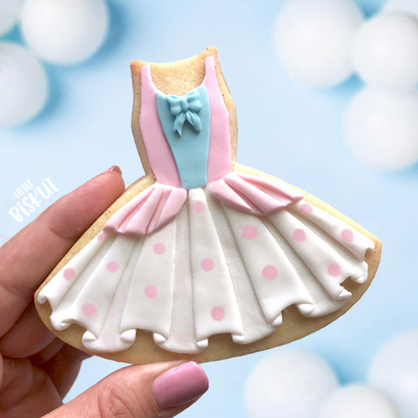 Tutu Dress Cutter & Embosser Set (Little Biskut)