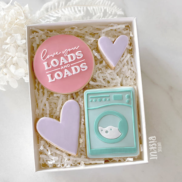 Washing Machine Cutter and Debosser Set (Little Biskut)