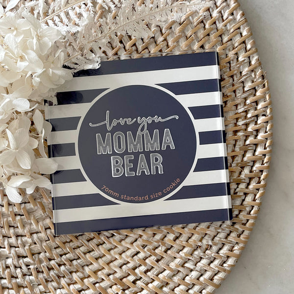 Love You Mumma Bear Debosser (Little Biskut Level Up!)