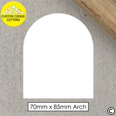 Large 75x91mm Custom Arch Cookie Embosser/ Debosser