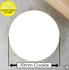 70mm Sound Bite Custom Round Cookie Embosser