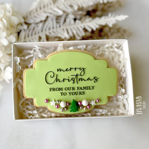 Merry Christmas From Our Family to Yours Debosser (Little Biskut Level Up!)