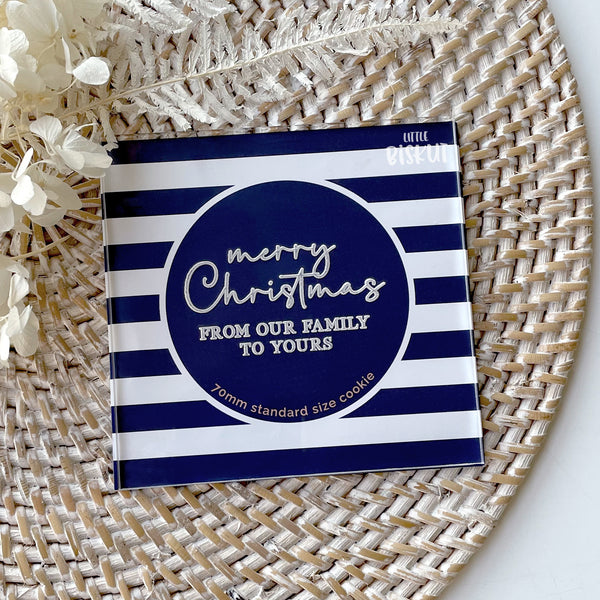 Merry Christmas From Our Family to Yours Debosser (Little Biskut Level Up!)