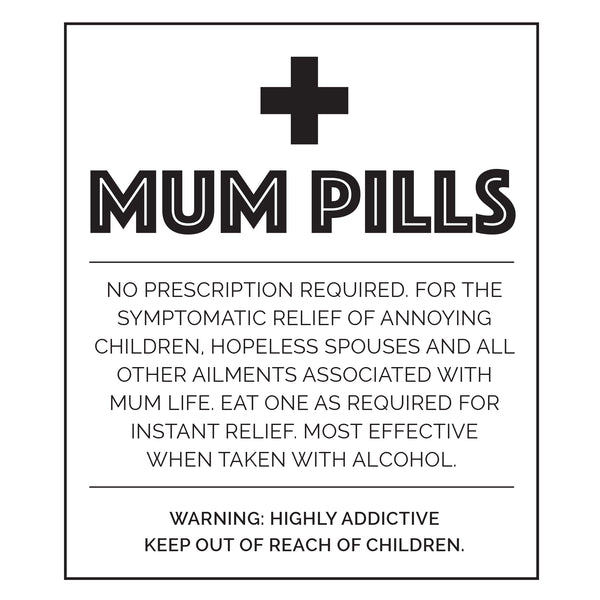 Mum Life Pill Set (Little Biskut)