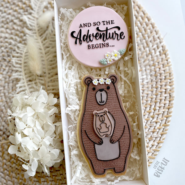 Bear and Cub Cutter & Debosser Set (Little Biskut Level Up!)