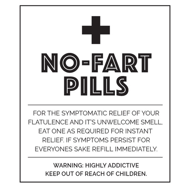 No-Fart Pill Set (Little Biskut)