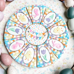Easter Gingham Platter Cutter & Debosser Set (Bikkie Smalls)
