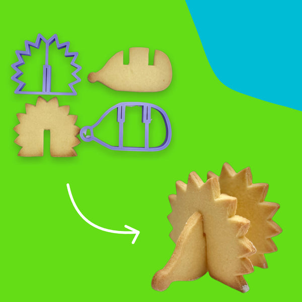 Hedgehog 3D Standing Cookie Cutter