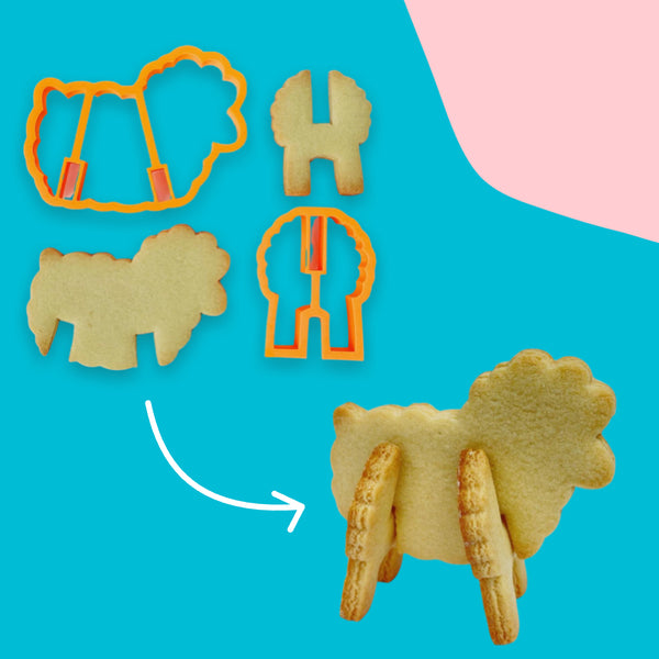 Sheep 3D Standing Cookie Cutter