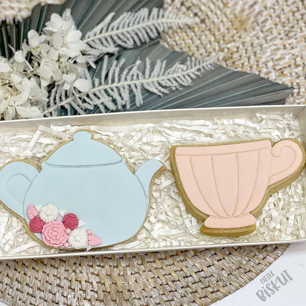 Teapot Cutter & Embosser Set (Little Biskut)