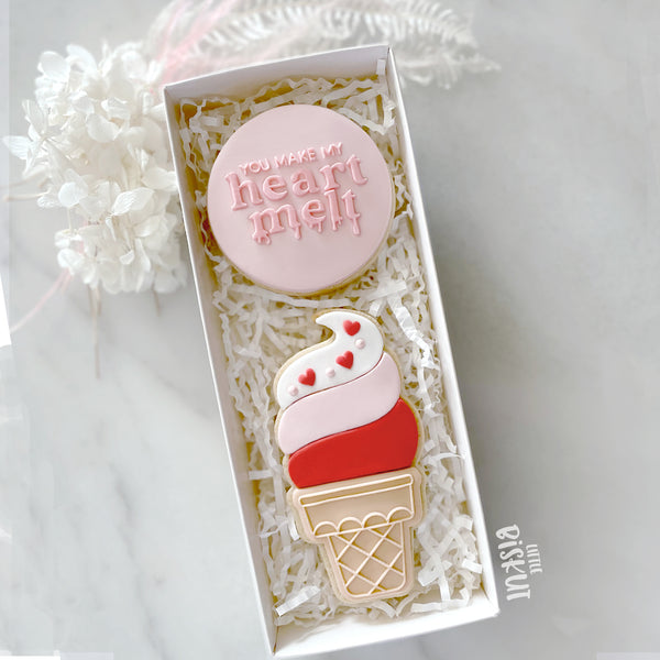 Ice Cream Cutter & Debosser Set (Little Biskut)