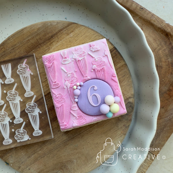 Milkshake Pattern Debosser (Sarah Maddison Creative)