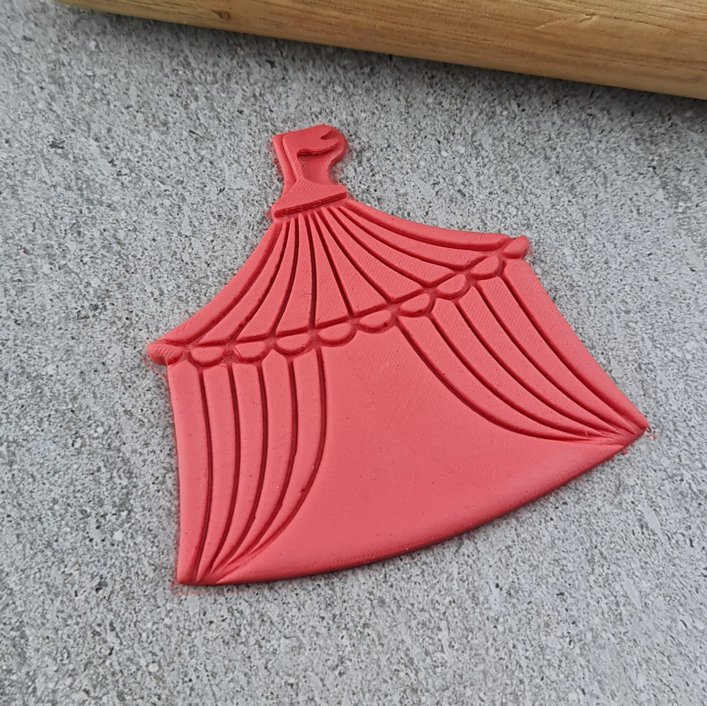 Circus Tent Cutter and Embosser Set | Custom Cookie Cutters