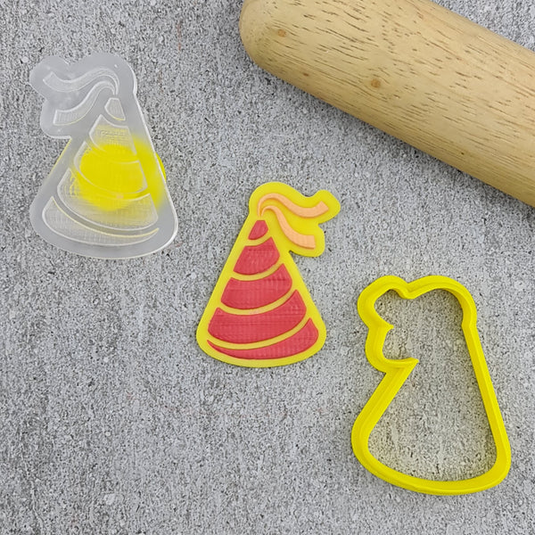 Mini Party Hat Cutter and Debosser Set