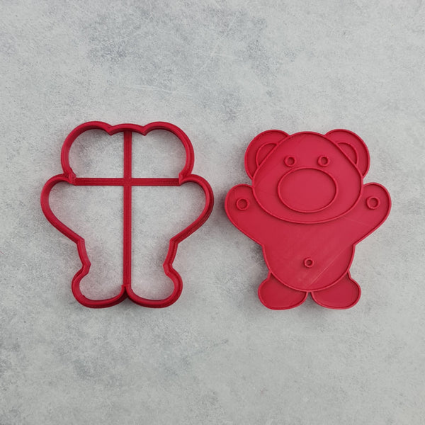 Teddy Bear Cutter and Dough Imprint Set (The Confectionist)